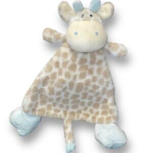 Demdaco Lovey Giraffe Baby Security Blanket Rattle Colby Plush Nursery 14"